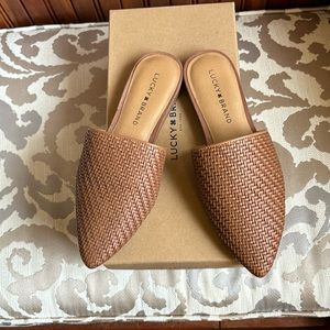 Lucky Brand Women's Bradell Leather Flats Size 6